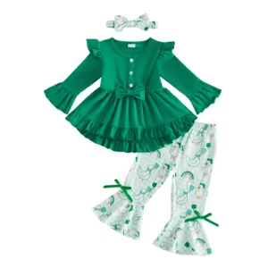 3 Piece Toddler Girl St Patrick's Day Set