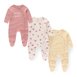 Long Sleeve Casual Baby Girl Romper