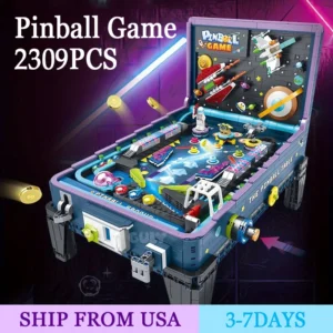 Pinball Game Table w/Building Blocks and more.
