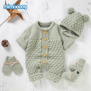Baby Rompers Caps Clothes Sets Newborn 2pcs