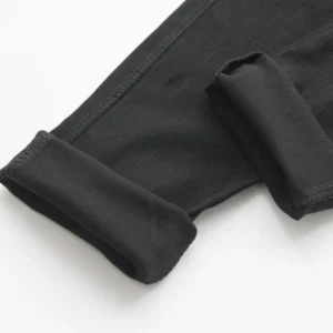 Girls slim fit solid color imitation jeans