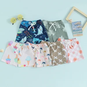 New Children Swimming Trunks For Boys Swimwear Quick-drying Short Kids Cartoon Bathing Suits Boy Swimming Shorts Beach Swimwears