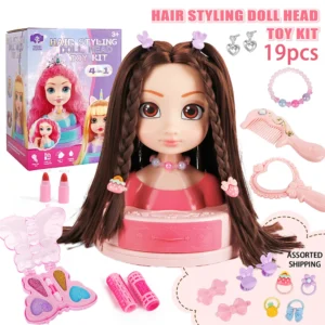 Doll Head for Hair Styling Makeup Play House Fashion Princess