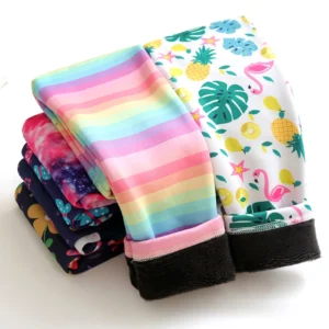 Girls Warm Soft Cozy Leggings